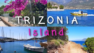 TRIZONIA Island Greece  Travel Tips about Hiking Beaches Food and Transport Τριζόνια Φωκίδας [upl. by Hutt]