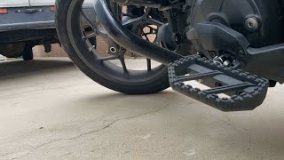 Installing Kuryakyn Riot Mini Boards on my Honda Rebel 1100 dct [upl. by Elin805]