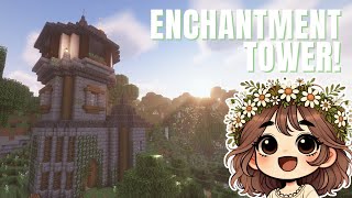 The Cozy Quest Ep4  Building an Enchantment Tower and a Big Oopsie Peaceful Modded Minecraft [upl. by Edik]