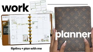 how my work planner is going  a minimal plan with me  January 2024 [upl. by Ansela356]