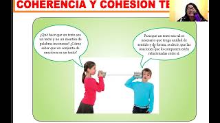 TEMA 15  COHERENCIA Y COHESIÓN TEXTUAL  RAZONAMIENTO VERBAL CUARTO DE SECUNDARIA [upl. by Ezarras]