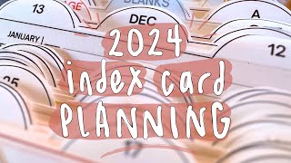 How I Plan 2024 with Index Cards Functional Planner [upl. by Ettesyl441]