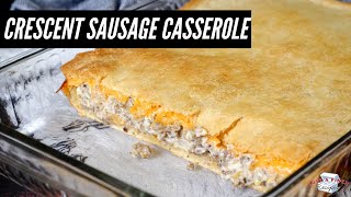 How to Make Crescent Sausage Casserole [upl. by Estevan820]