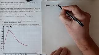 e Funktion Beispielaufgabe Mathe Abi 2017 NRW Grundkurs Analysis B1 [upl. by Lemraj629]