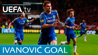 Branislav Ivanović  Chelsea v Benfica  UEFA Europa League winning goal [upl. by Apps]