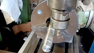 Cutting Woodruff Key Slots On Manual Milling Machine [upl. by Odraboel]