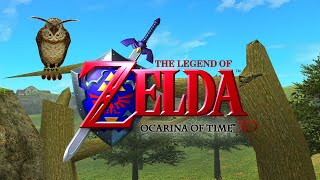 Zelda Ocarina of Time Ambience amp Music  Kaepora Gaebora Theme  Sleep aid  Nintendo 3DS [upl. by Ahcsrop478]