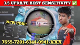 35 UPDATE BEST SENSITIVITY ✅  HIMSON SENSITIVITY  HIMSON GURUNG  PUBG  BGMI [upl. by Laddy]