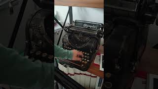 Testing an old typewriter [upl. by Gerald]