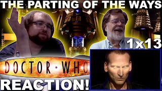 Doctor Who Modern 1x13 quotThe Parting of The Waysquot  FINALE REACTION [upl. by Eyanaj622]