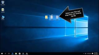 How To Compress zip a File In Windows 10 [upl. by Gurolinick438]