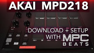 Akai Pro MPD218  Download amp Setup with Included Software [upl. by Viveca]