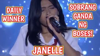 DAILY WINNER  JANELLE  Tawag Ng Tanghalan SCHOOL SHOWDOWN SHOWTIME [upl. by Ieso68]