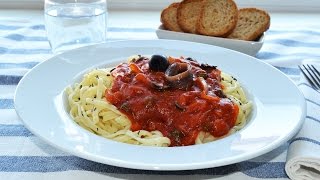 SicilianStyle Pasta with Anchovies  Easy Pasta alla Siciliana Recipe [upl. by Behka]