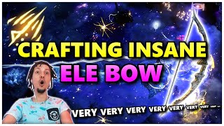 PoE Crafting insane tripleele bow with 2 arrows  Very very lucky  Stream Highlights 759 [upl. by Adallard]