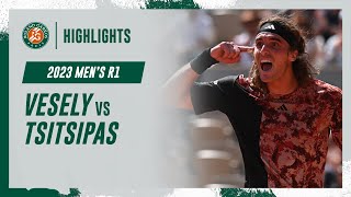 Tsitsipas vs Vesely Round 1 Highlights  RolandGarros 2023 [upl. by Lleznod]