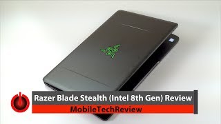 Razer Blade Stealth 133quot Late 2017 Review  Intel 8th Gen [upl. by Ahsinet]