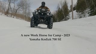 Picked up a new Work Horse for Camp2023 Yamaha Kodiak 700 SE [upl. by Sinclare]