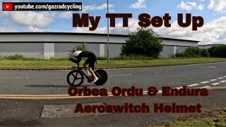 My Time Trial Set Up  Orbea Ordu TT amp Endura Aeroswitch Quick Look [upl. by Aisile509]