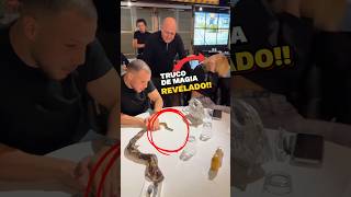 REVELADO Mago convierte Pañuelo en Serpiente 🐍 magia ilusiones curiosidades [upl. by Ahsieuqal]