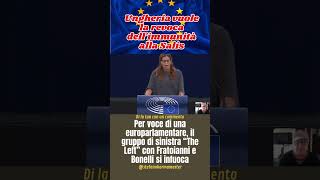 LUngheria chiede revoca immunità parlamentare alla Salis salis ungheria politica diritti oggi [upl. by Ynhoj9]