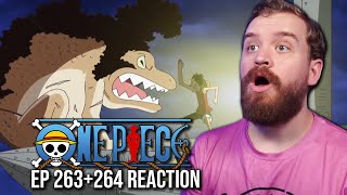 Arriving At ENIES LOBBY  One Piece Ep 263264 Reaction amp Review  Water 7 Arc [upl. by Doro145]