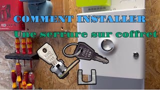 comment installer une serrure sur un coffret électrique [upl. by Joleen]