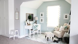 Beautiful and Organized Home Office Tour [upl. by Shuman]