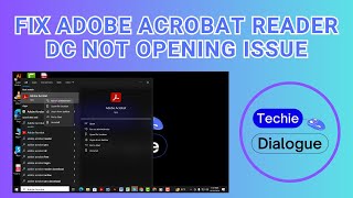 How to Fix the Adobe Acrobat Reader DC Not Opening Issue [upl. by Angele426]