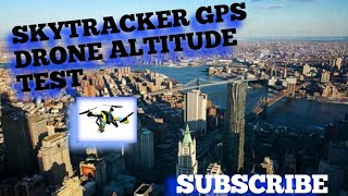 altitude test with the skytracker gps video drone [upl. by Hgielsel828]