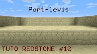 Minecraft Redstone 10  Faire un pont levis  changement du spawn [upl. by Durrej]