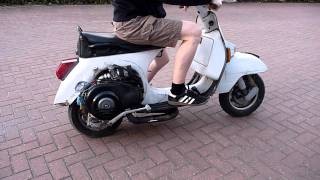 Vespa PX 80 mit Pipe Design Charger [upl. by Gnahc]