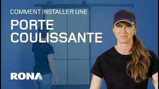 Comment installer une porte coulissante  RONA [upl. by Alliuqet]