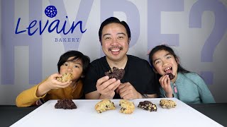 World Famous Levain Bakery Cookies  Review amp First Mukbang Video [upl. by Trisha635]