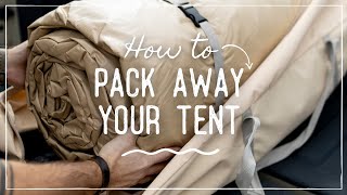 Boutique Camping  How to Pack Down Your Bell Tent [upl. by Siger]