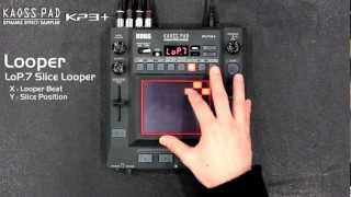 KORG KAOSS PAD KP3 33 New Effects  Grain Shifter  Looper [upl. by Tamberg]