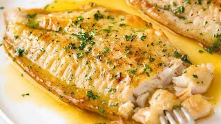 Fish in garlic butter sauce  vetki fish fillet recipe  butter garlic fish  Fish starter recipe [upl. by Najram471]