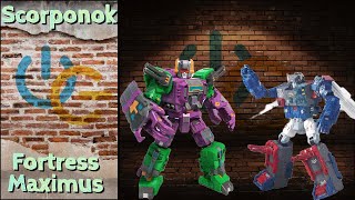 Titan Class Showdown Scorponok vs Fortress Maximus Review ⚔️ [upl. by Yul]