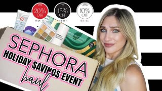 SEPHORA VIB SALE HAUL HOLIDAY 2022 [upl. by Rudin]