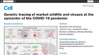 Article Traçage génétique de la faune commerciale et des virus à l’épicentre de la pandémie de COVID [upl. by Xonk]