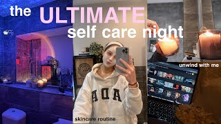 the ULTIMATE selfcare night 🫧 my 27 step pamper routine skincare amp haircare [upl. by Ramonda]