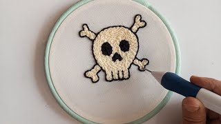 Punch Needle Halloween Projects Perfect for Beginners☠️ [upl. by Ruhtua56]