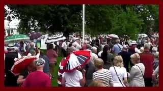 Kirkcudbright Jazz Festival Brolly Parade [upl. by Lerrehs]