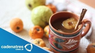 Receta de Ponche de Frutas  Cómo hacer ponche  Ponche navideño [upl. by Denae]