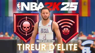 🇫🇷 Le BUILD TIREUR DELITE sur NBA2K25 [upl. by Notnef]