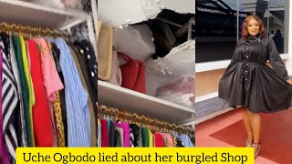 Uche Ogbodo lied about her burgled Shop Wanted Public Sympathy and Help [upl. by Arrak771]