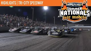 DIRTcar Summer Nationals Late Models  TriCity Speedway  June 14 2024  HIGHLIGHTS [upl. by Nyrmac380]