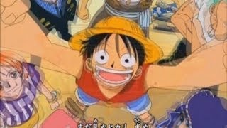 One Piece Sigla 1°  COMPLETA  ITA [upl. by Ahsuatan]