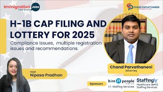 H1B Cap Filing 2025  Lottery Process  H1B 2025 Cap Filing  H1B Multiple Jobs  h1bvisa [upl. by Lait]