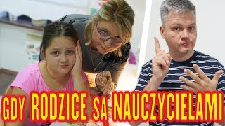 CO ROBIĄ RODZICE GDY SĄ NAUCZYCIELAMI ❓ SZKOŁA 😨 [upl. by Ahterod]